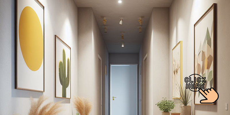 narrrow hallway painting ideas 